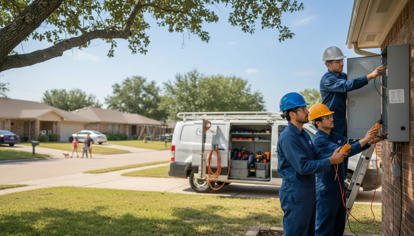 Certified electrician providing emergency electrical services in Jachin, AL